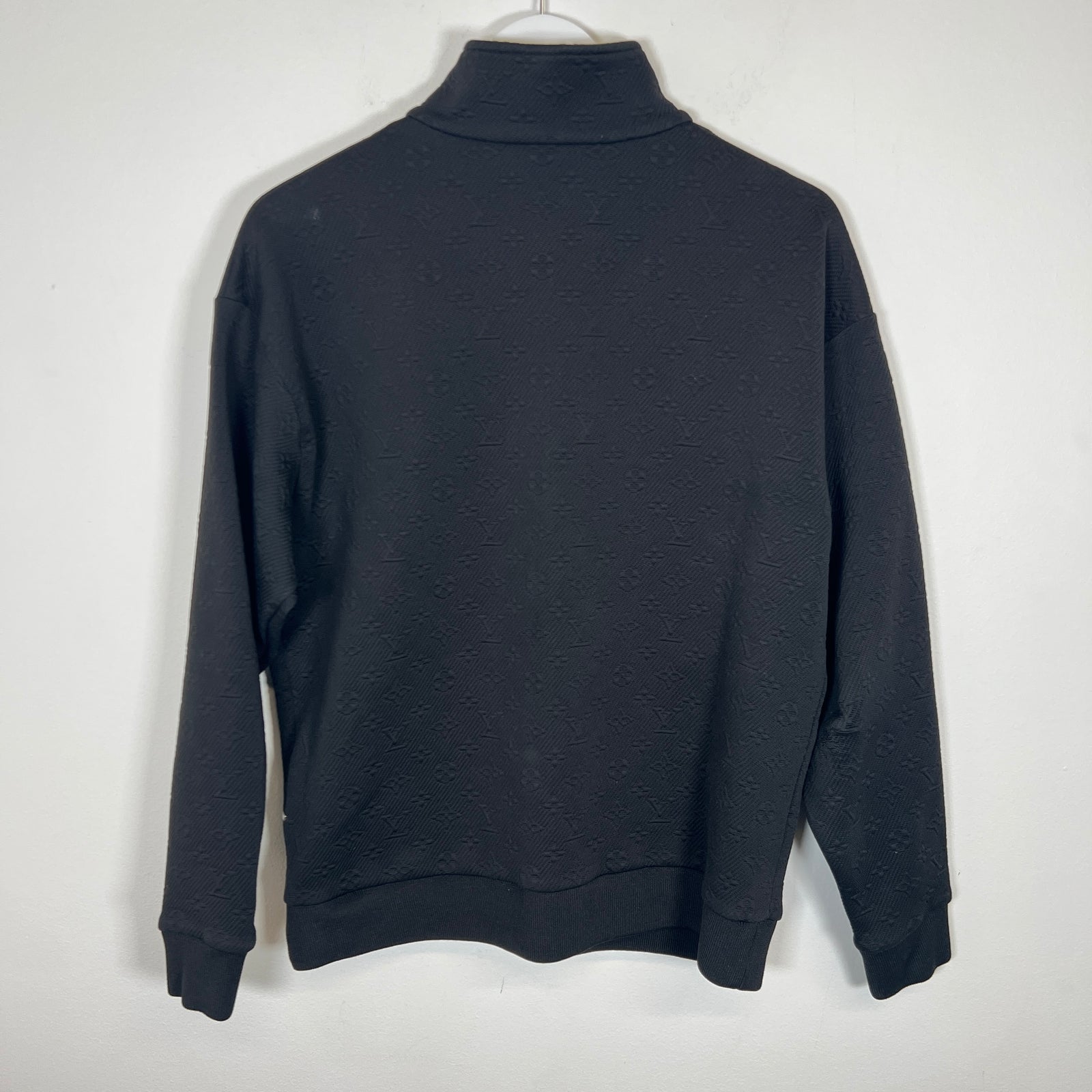 Louis Vuitton Black Monogram Zip Up Size L