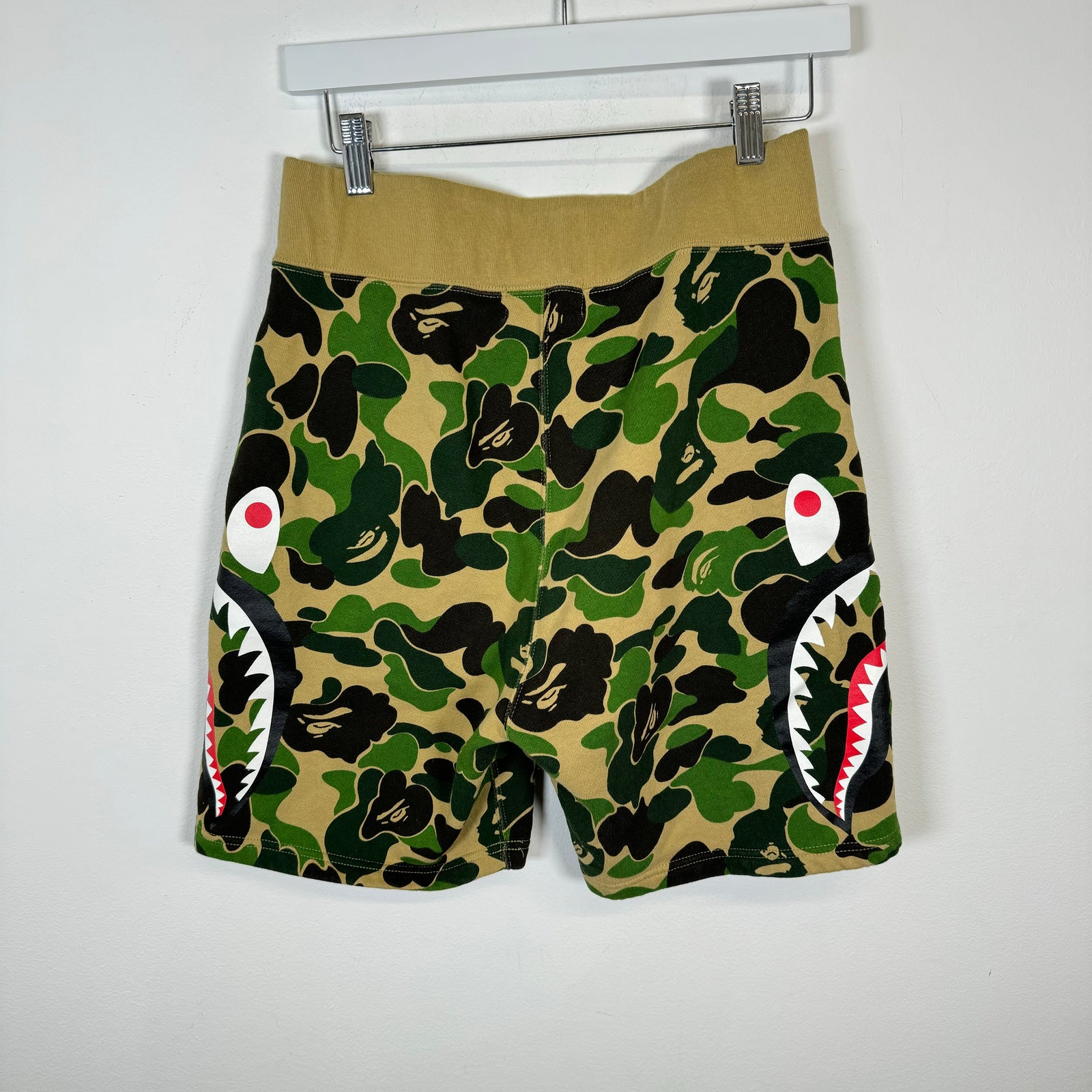 Bape Camo Shark Shorts Size S