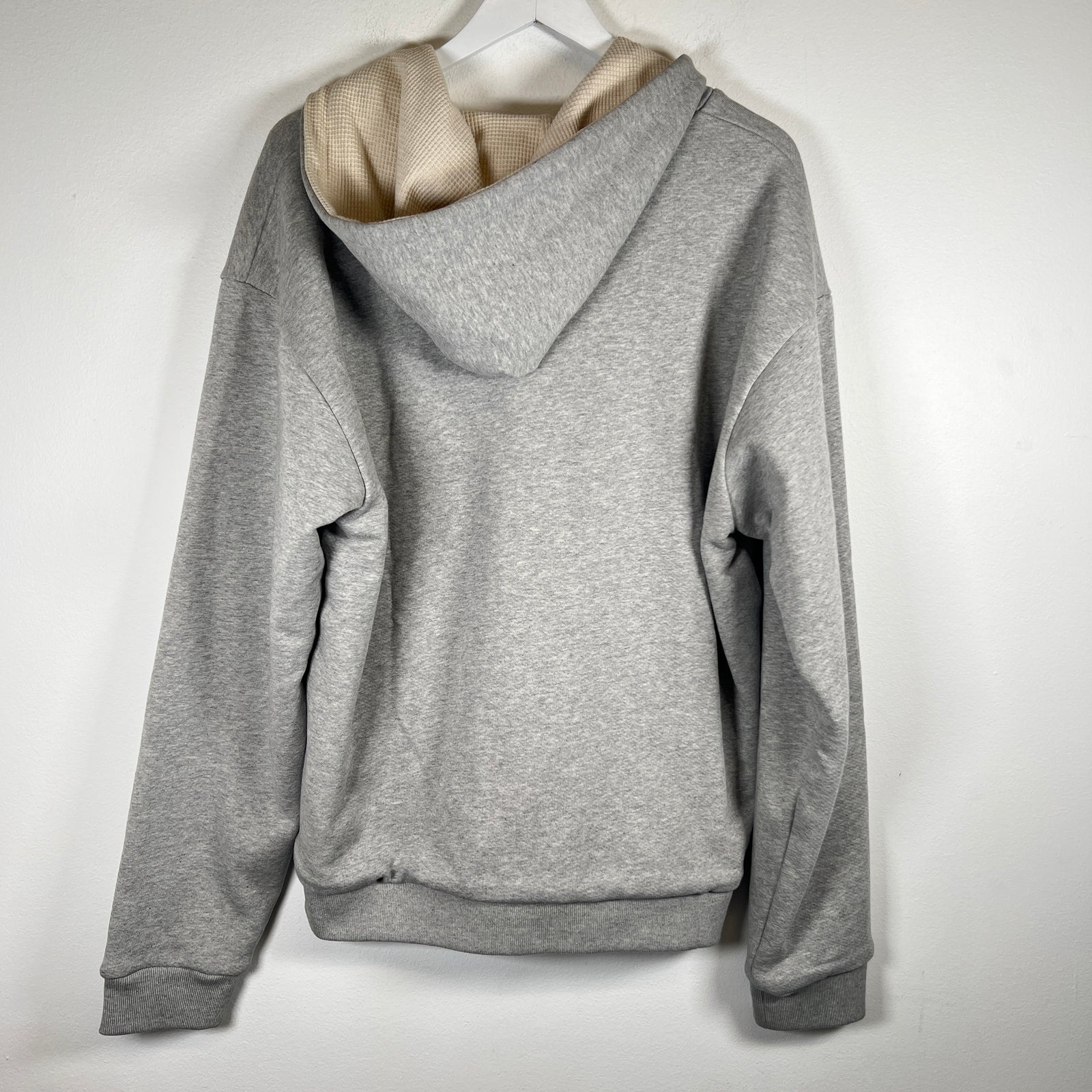 Denim Tears Grey 1619 Thermal Lined Zip-Up Hoodie Size XXL