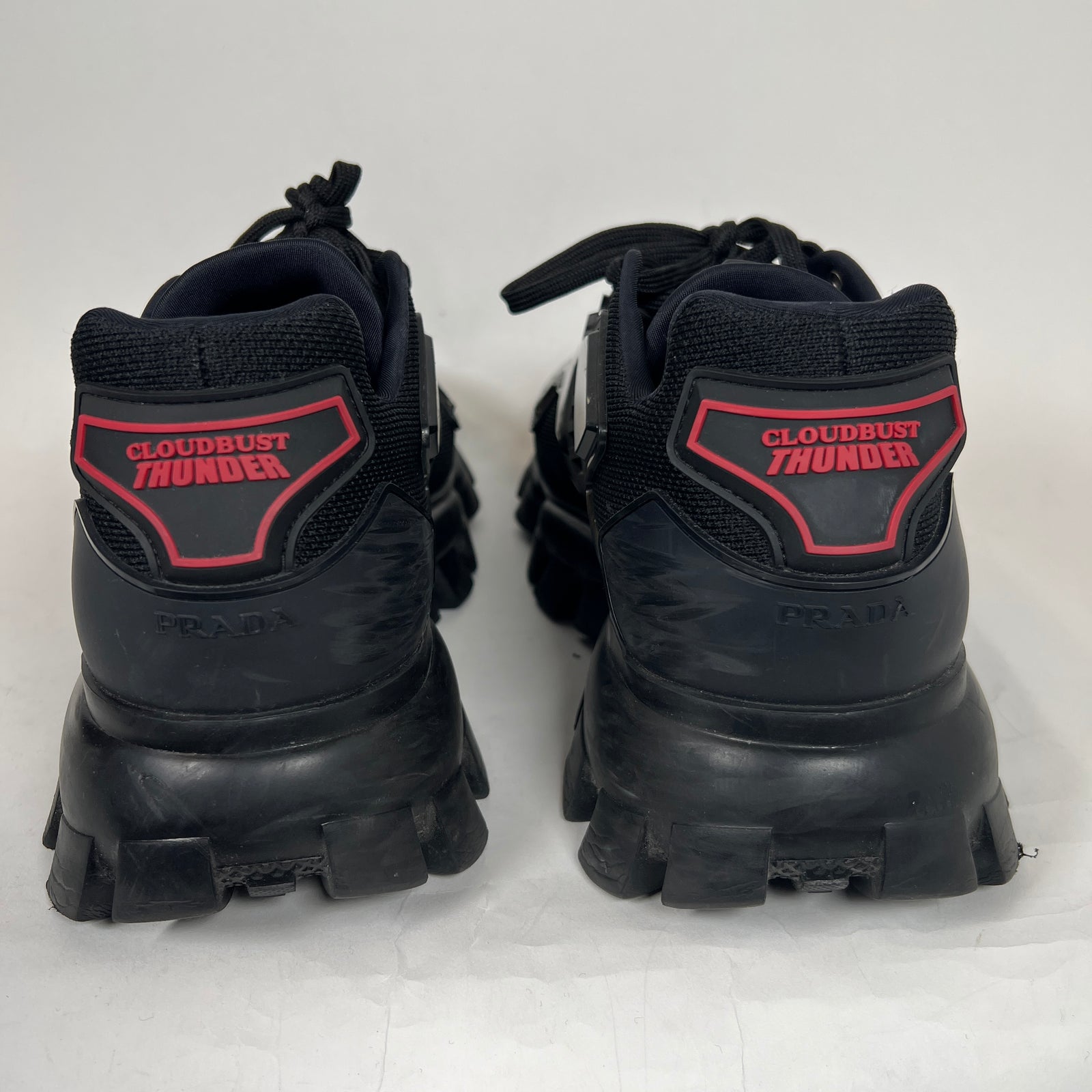 Prada Black Cloudbust Thunder Sneaker Size 10