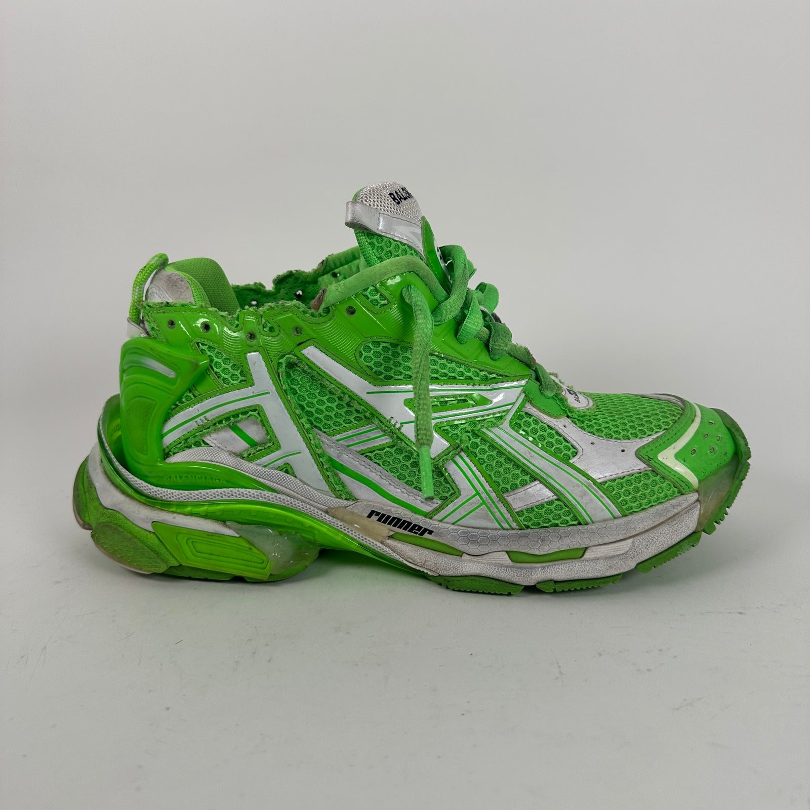 Balenciaga Neon Green Runners Size 42