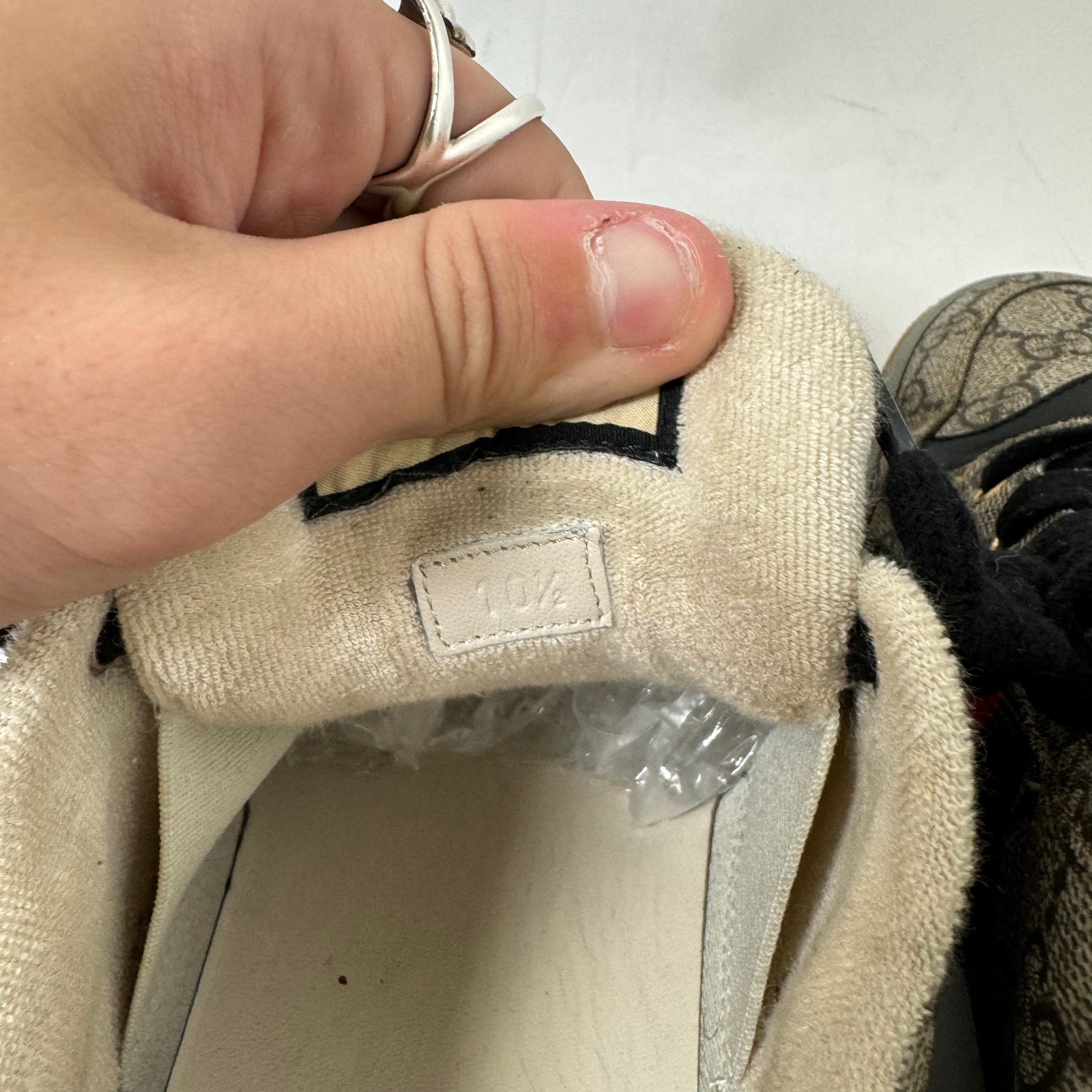 Gucci GG Monogram Screener Sneaker Size 10.5