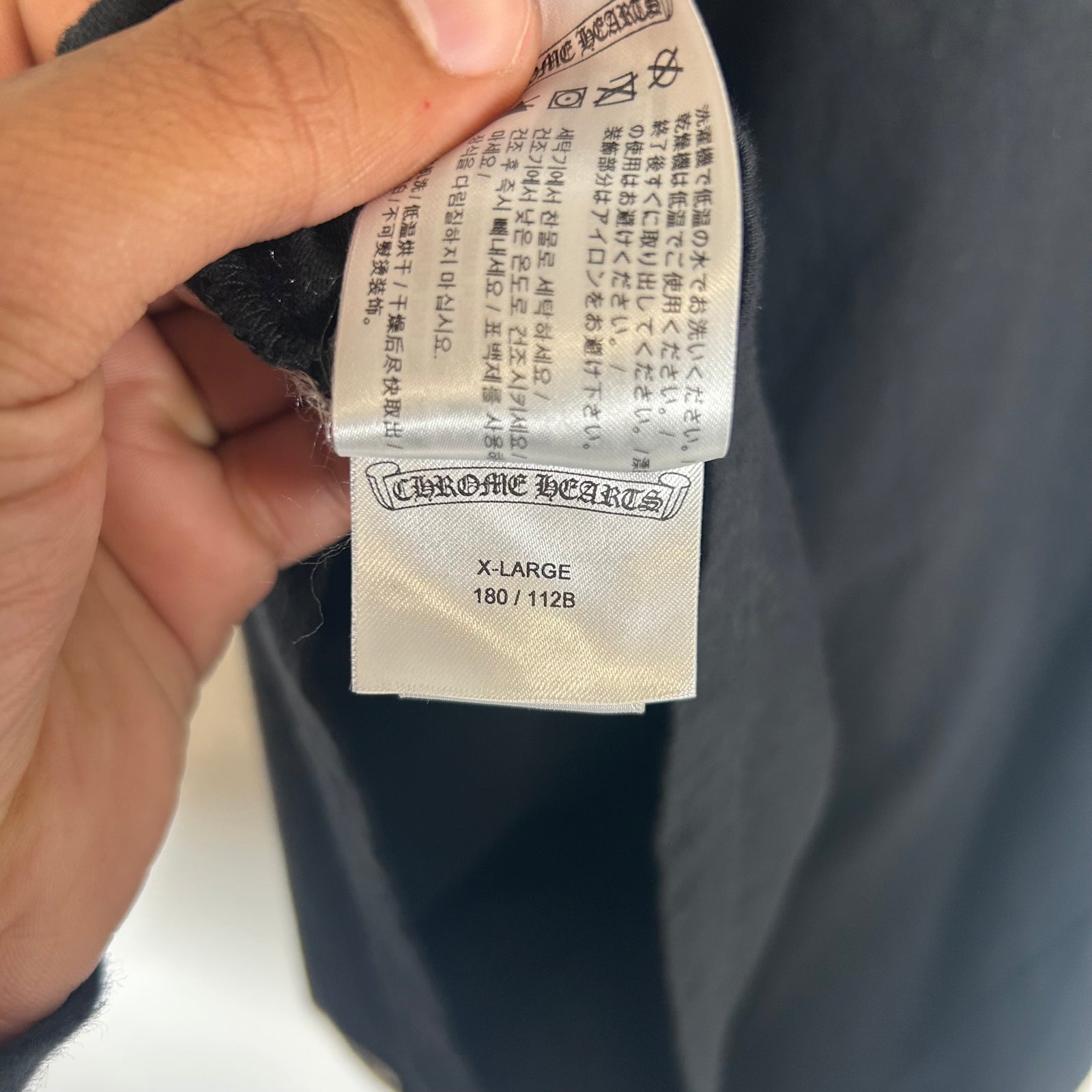 Chrome Hearts Black T-shirt Size XL