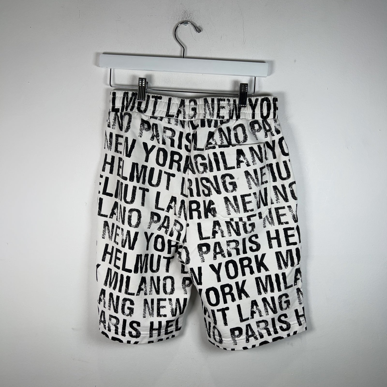 Helmut Lang All Over City Print Shorts