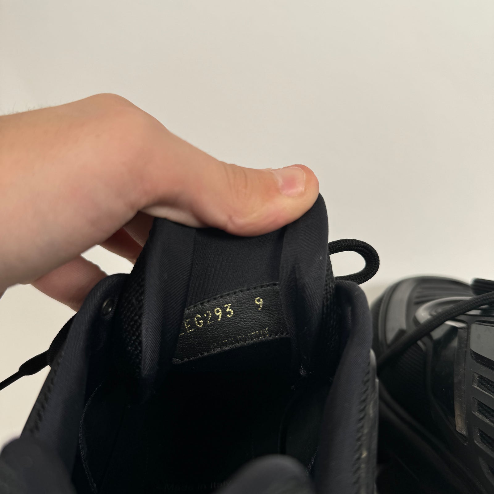 Prada Black Cloudbust Thunder Sneakers Size 9