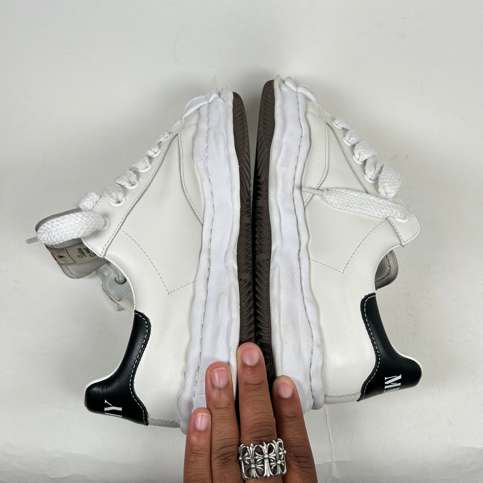 MMY White Blakey OG Sole Sneaker Size 44