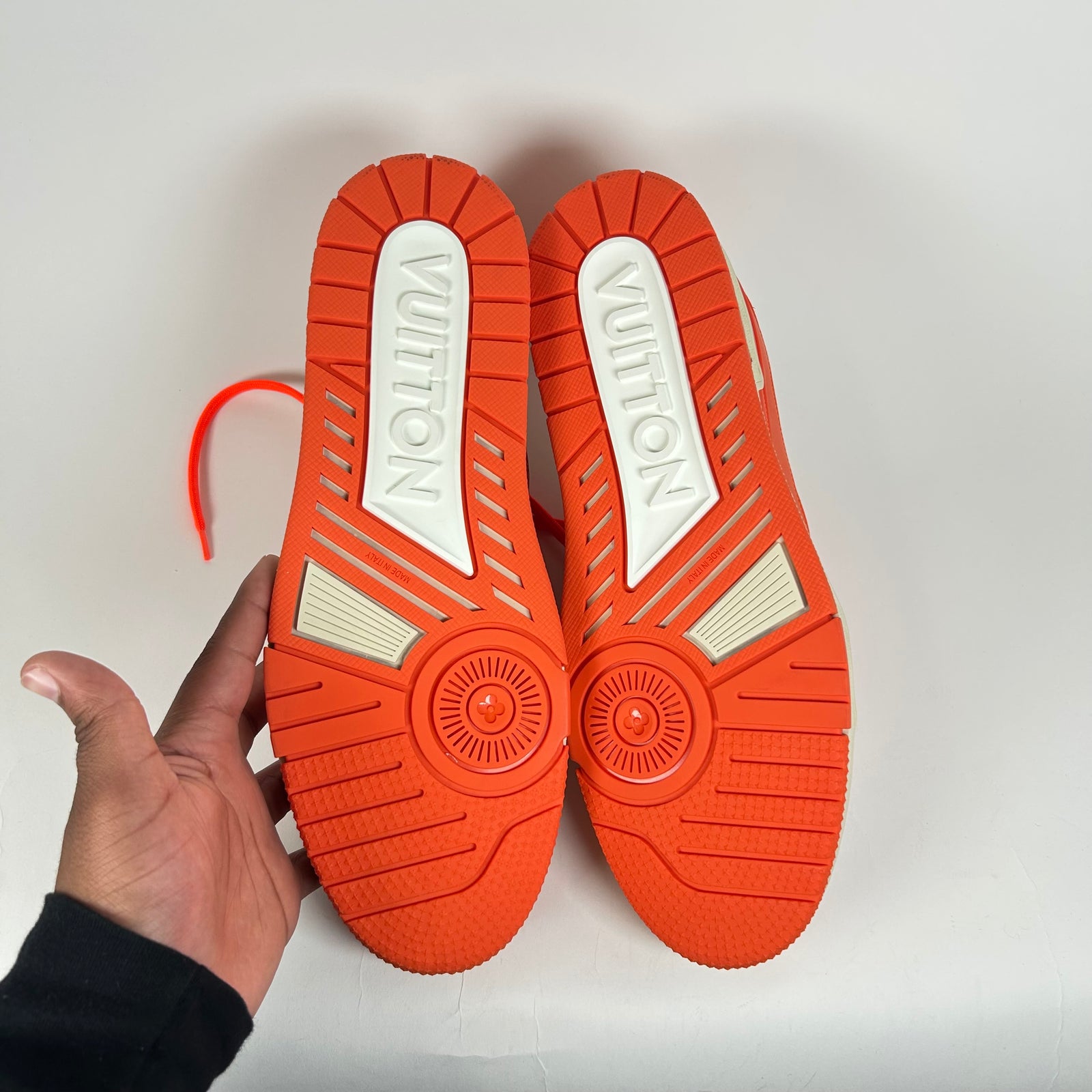 Louis Vuitton Orange Trainers Size 12