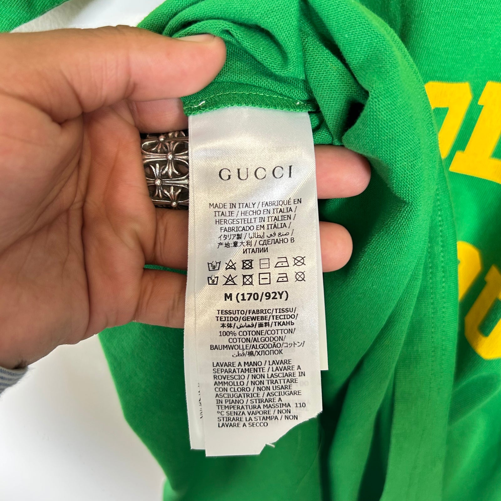 Gucci Green Eschatology T-shirt Size XL