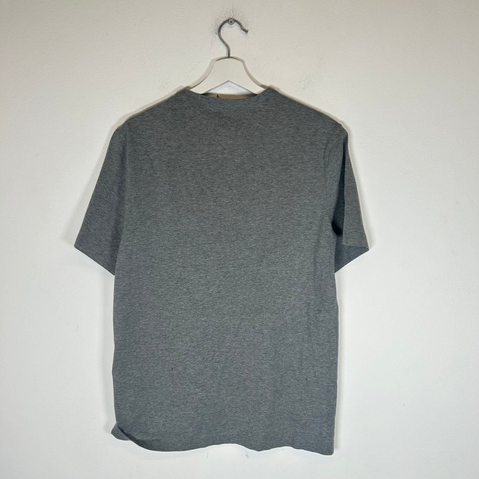 Moncler Grey Vertical Logo Maglia Tee Size S