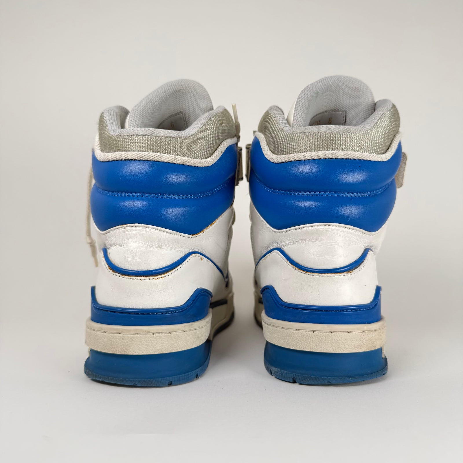 Louis Vuitton Blue Hightop Trainer Size LV 6