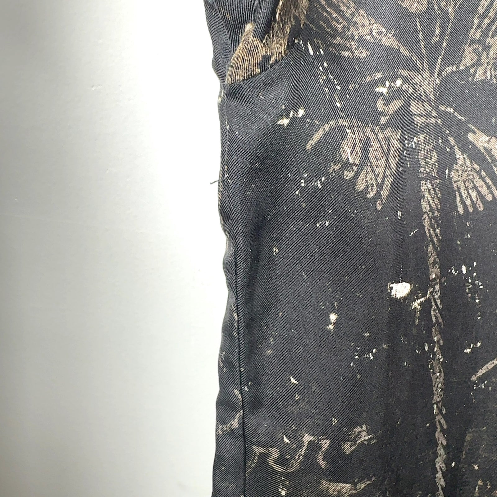 Amiri Army Stencil Silk Button-Up Shirt