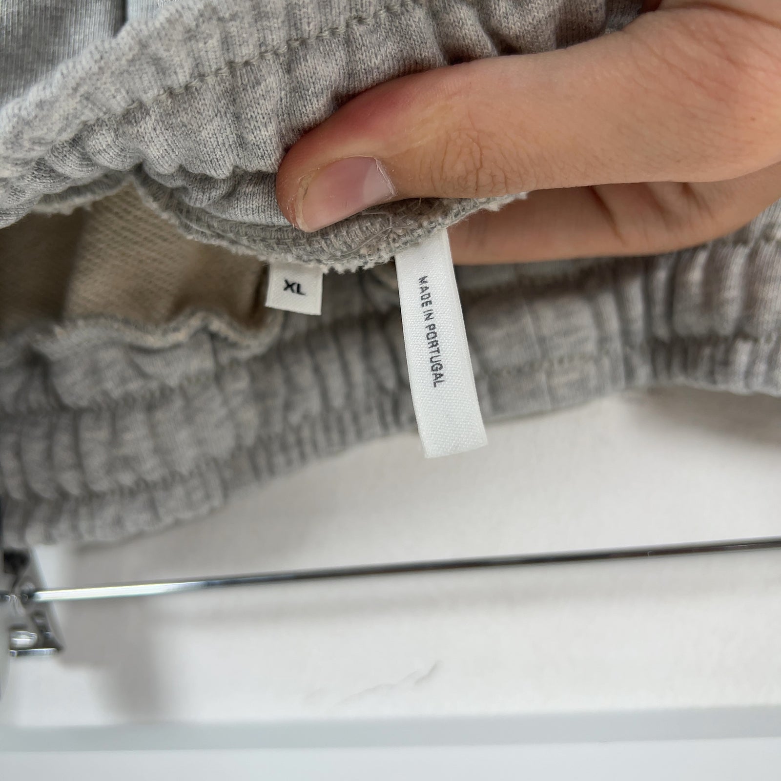 Helmut Lang Spell-Out Logo Grey Sweatpants