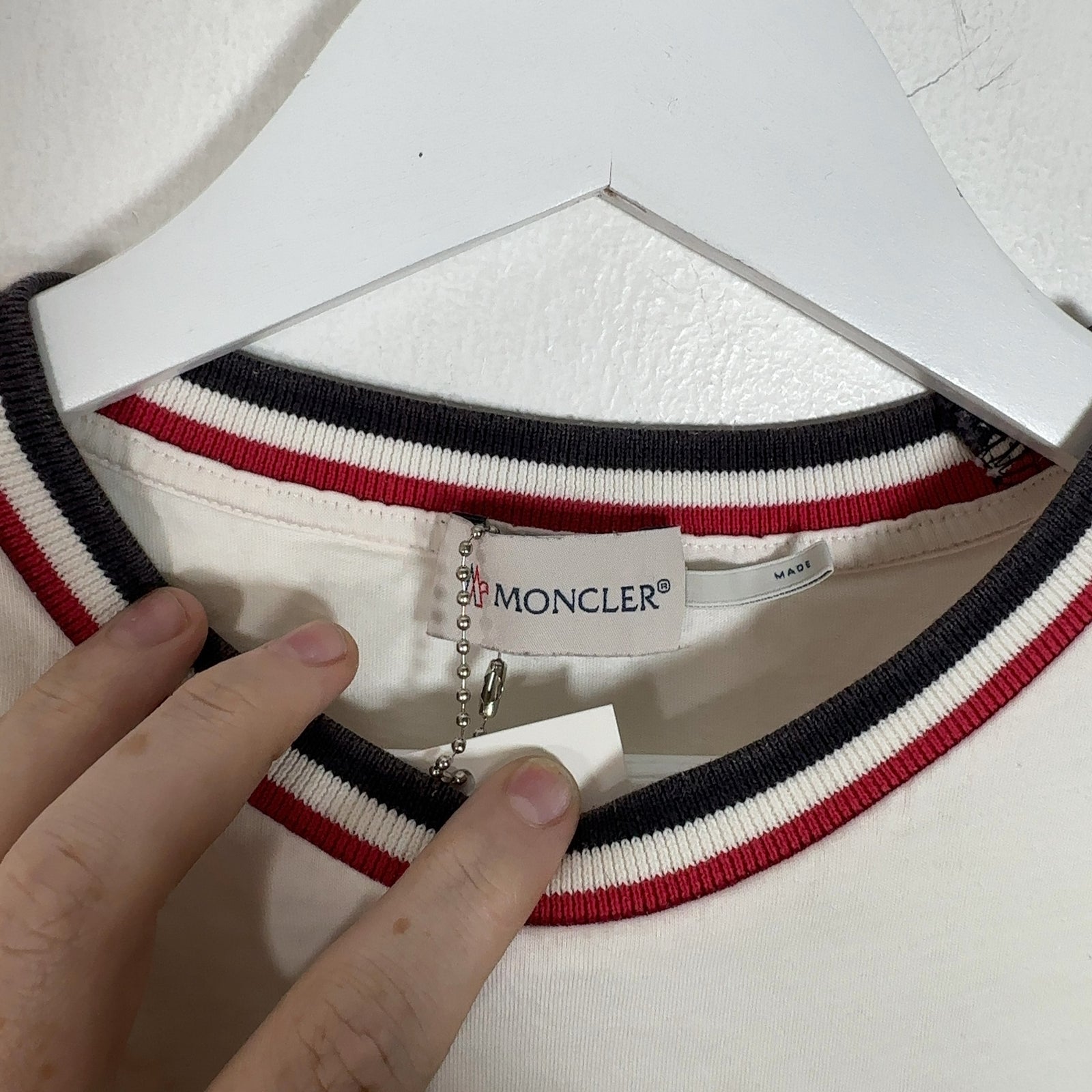 Moncler Patch Logo Cropped T-Shirt
