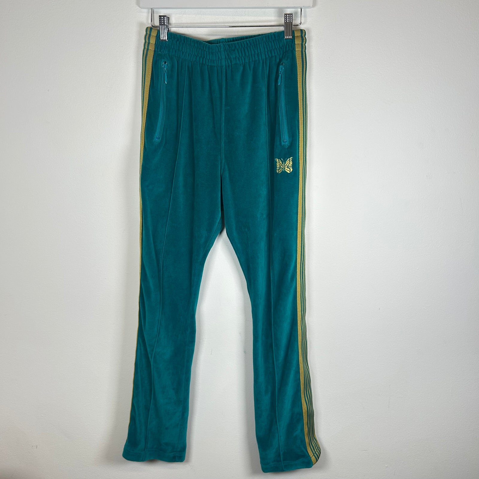 Needles Teal/Yellow Track Pants Size XS