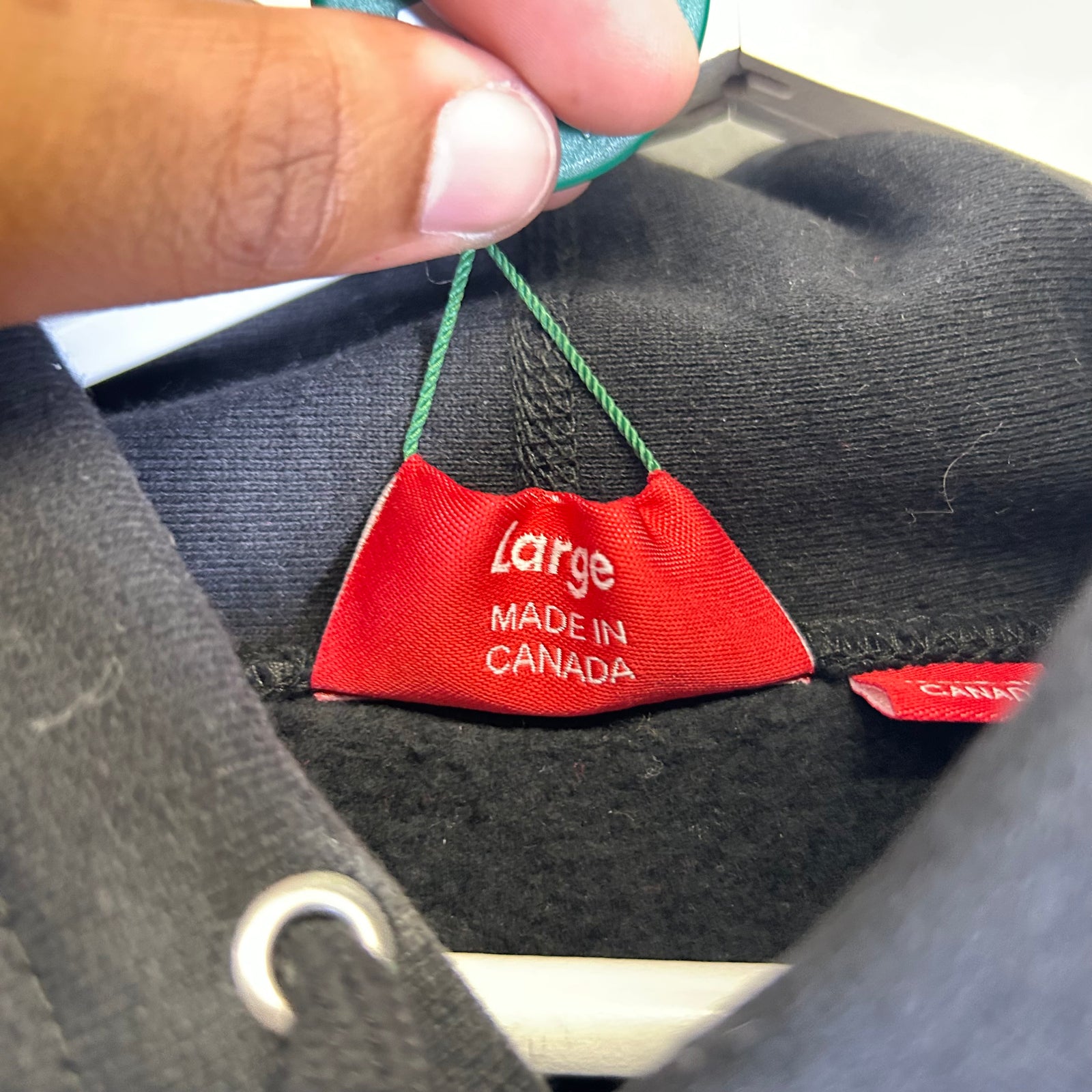 Supreme x Swarovski Black Box Logo Hoodie Size L