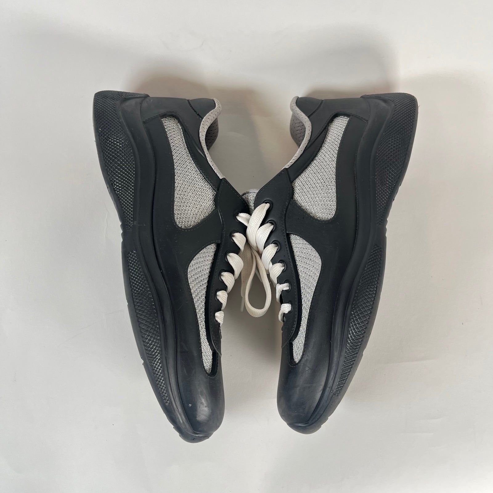 Prada Rubber Cups Black Size 39