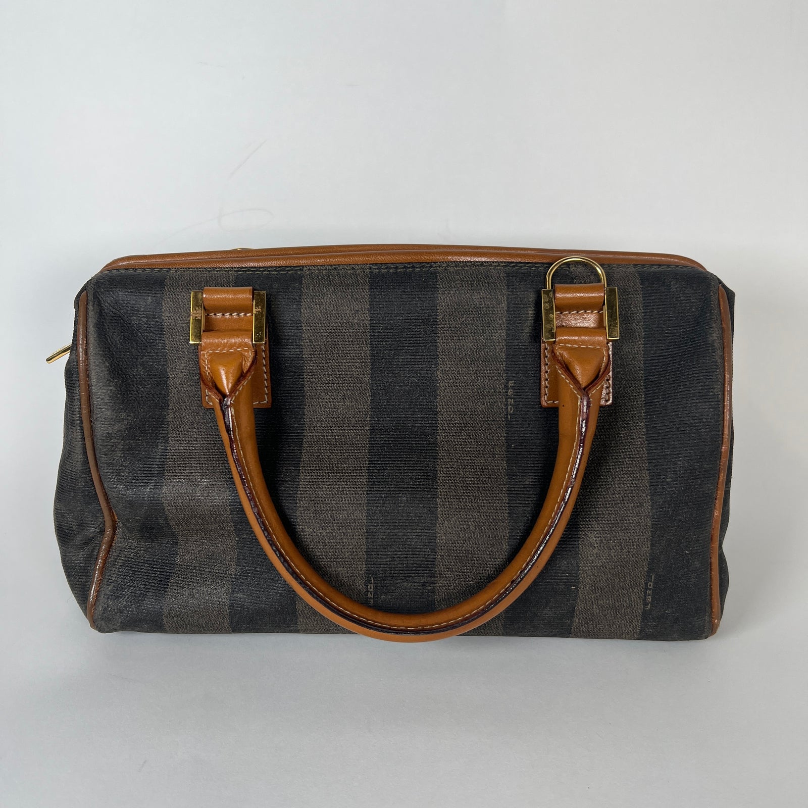 Fendi Pequin Striped Bag