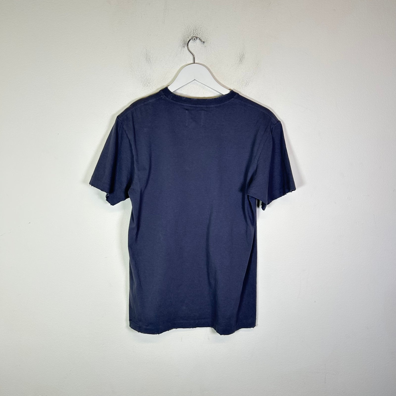 Gallery Dept Navy 'DEPT' Logo Glitter Paint Splatter T-Shirt Size S