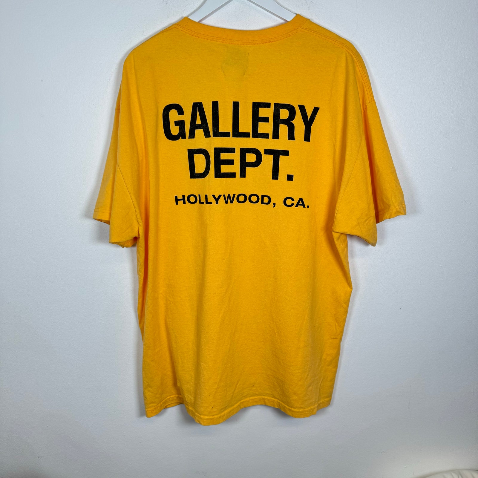 Gallery Dept Yellow Souvenir Tee Size XL