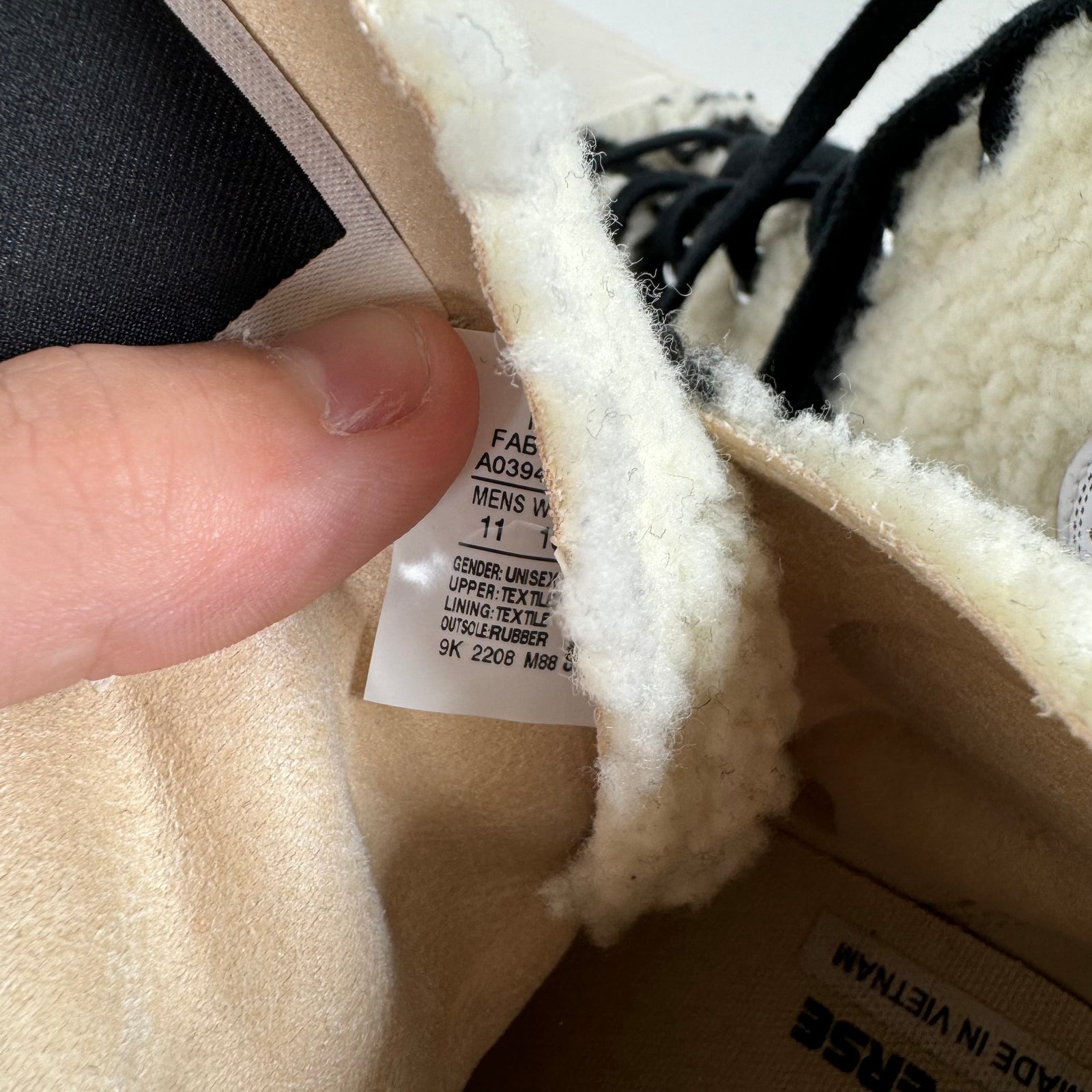 Rick Owens Converse Zebra TURBODRK Chuck 70 Sneakers Size 11