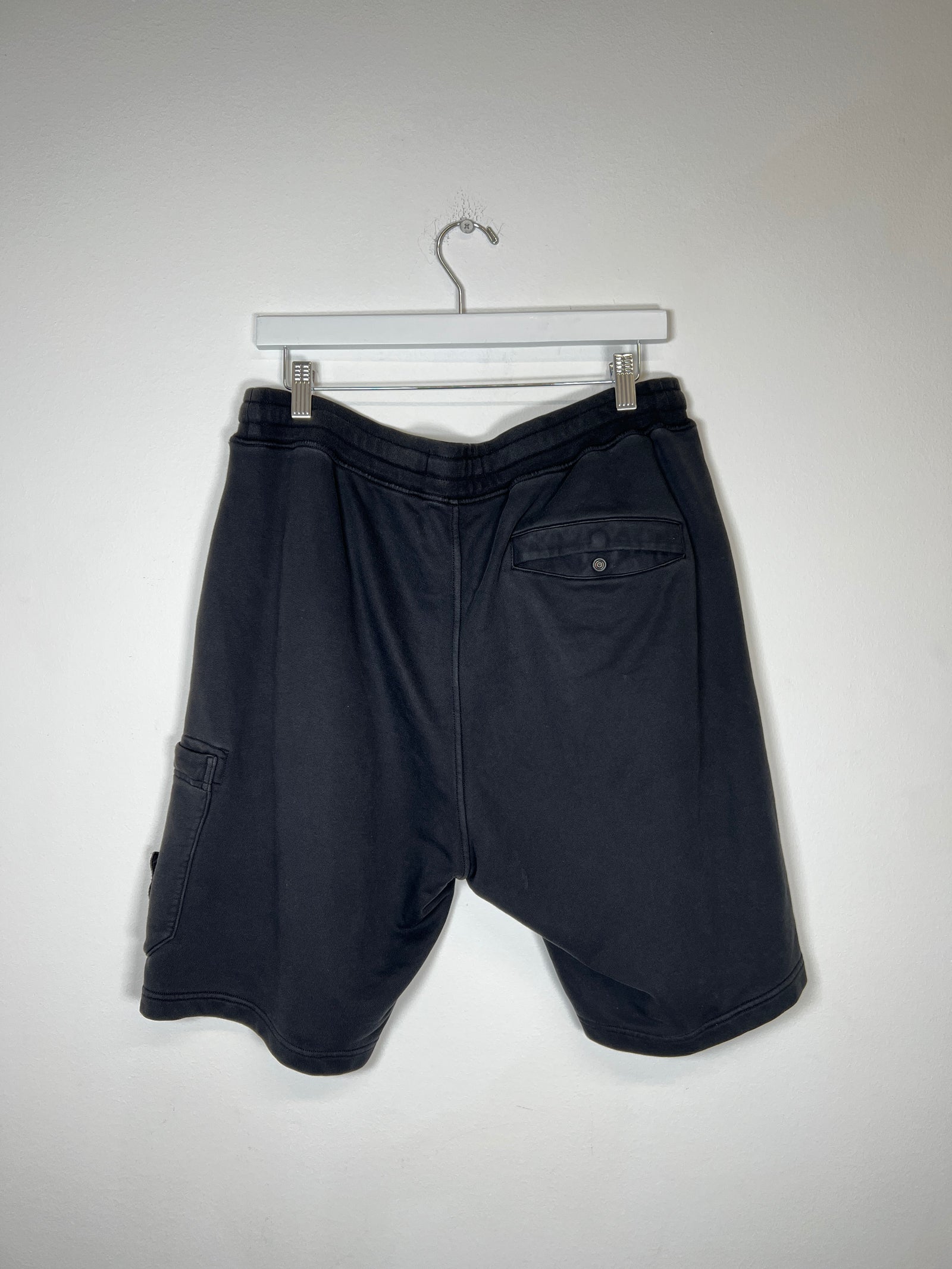 Stone Island Black Cargo Shorts