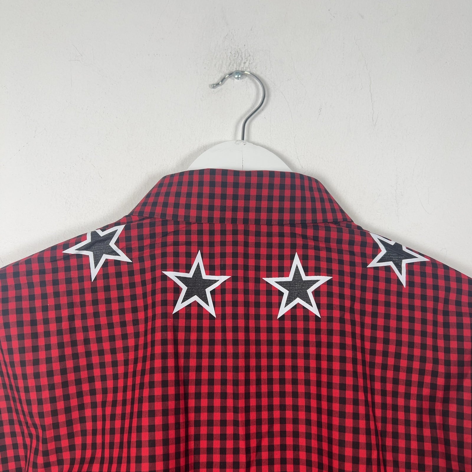 Givenchy SS17 Buffalo Check Star Shirt