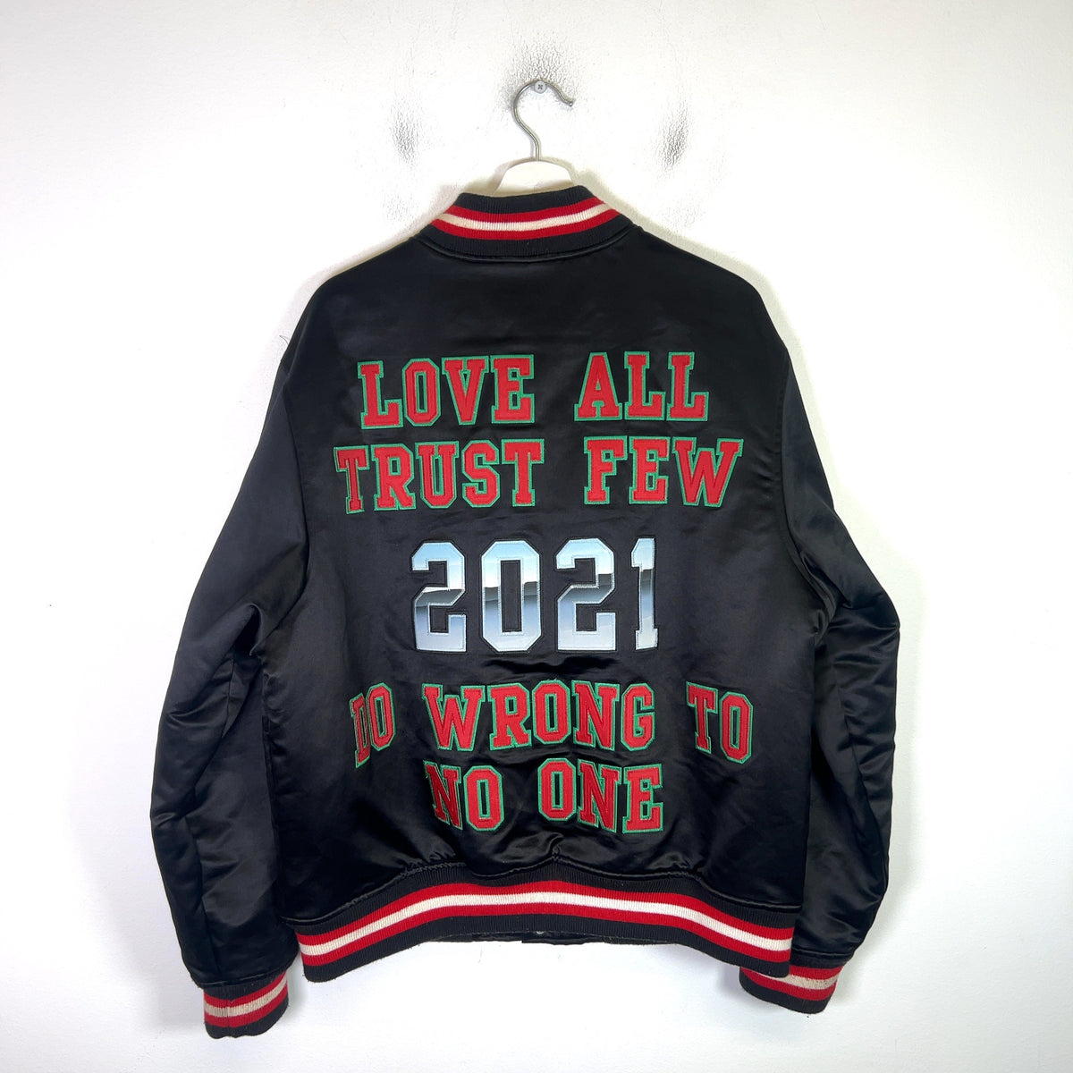 Supreme x Mitchell & Ness SS21 Satin Varsity Jacket
