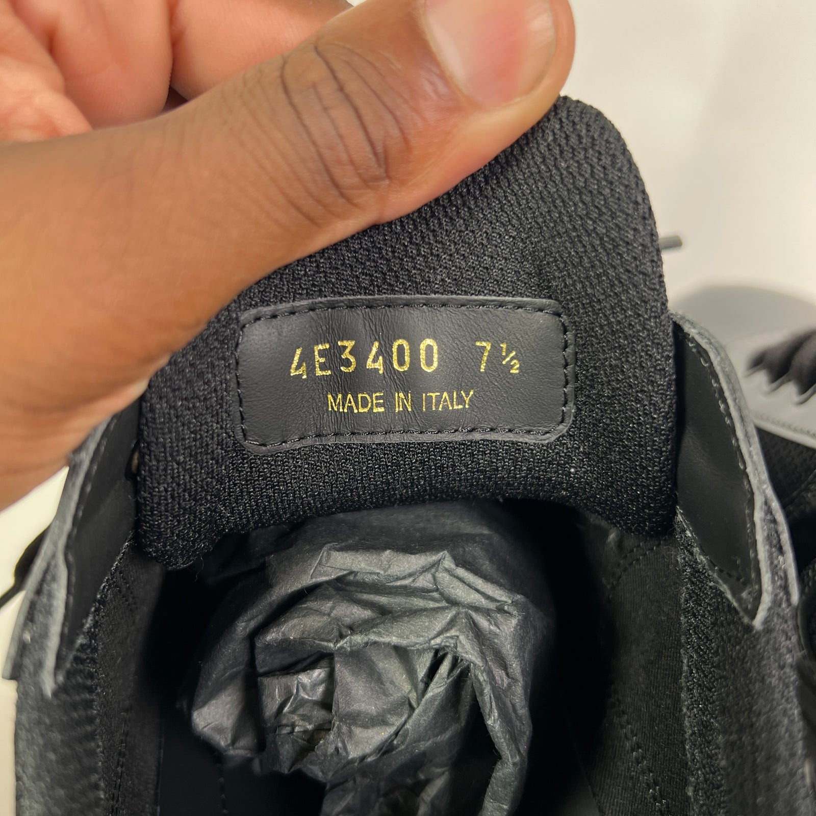 Prada Black Patent Leather America Cups