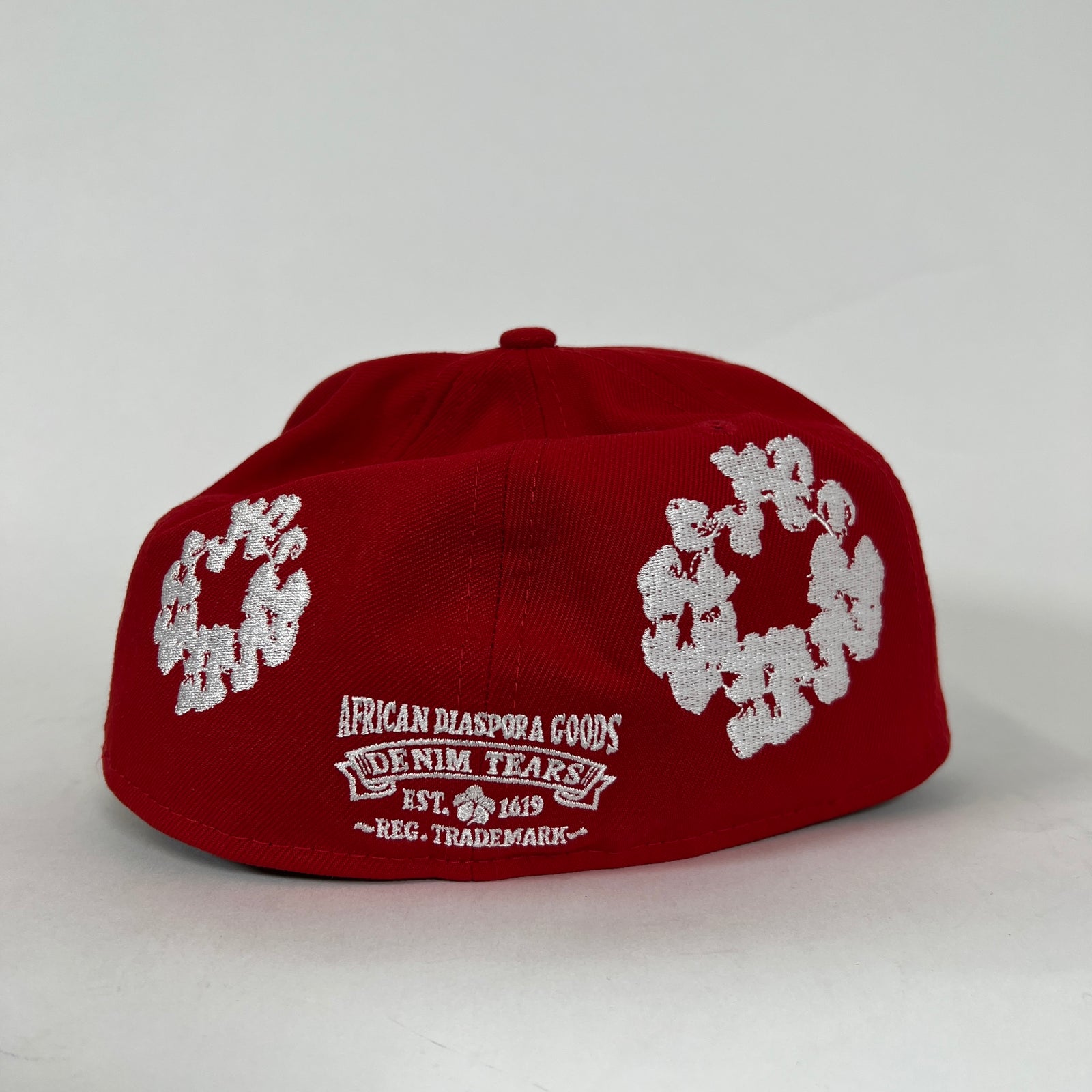 Denim Tears Red Fitted Hat Size 7 7/8