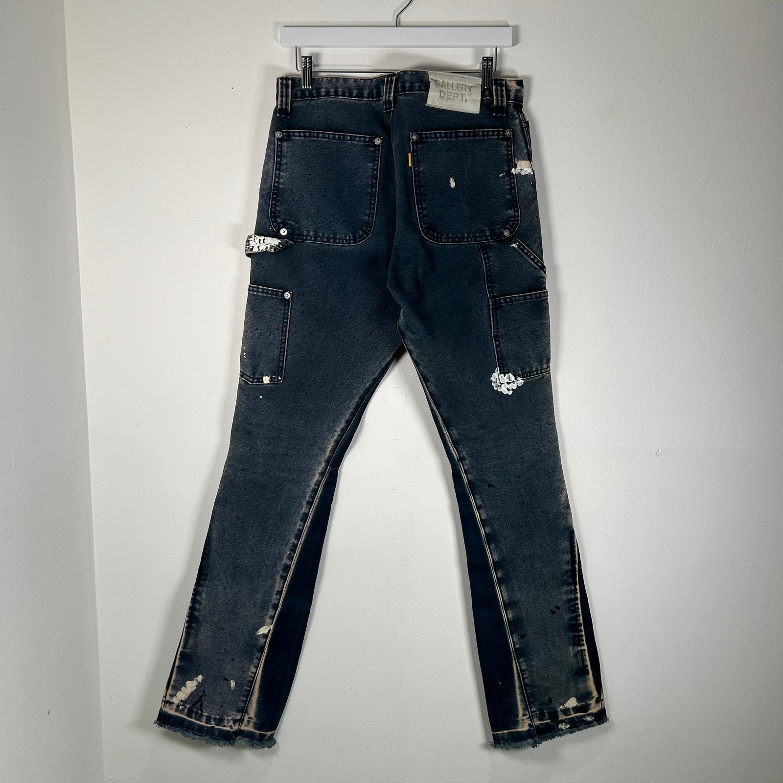 Gallery Dept Navy Double Knee Flare Pants Size 29