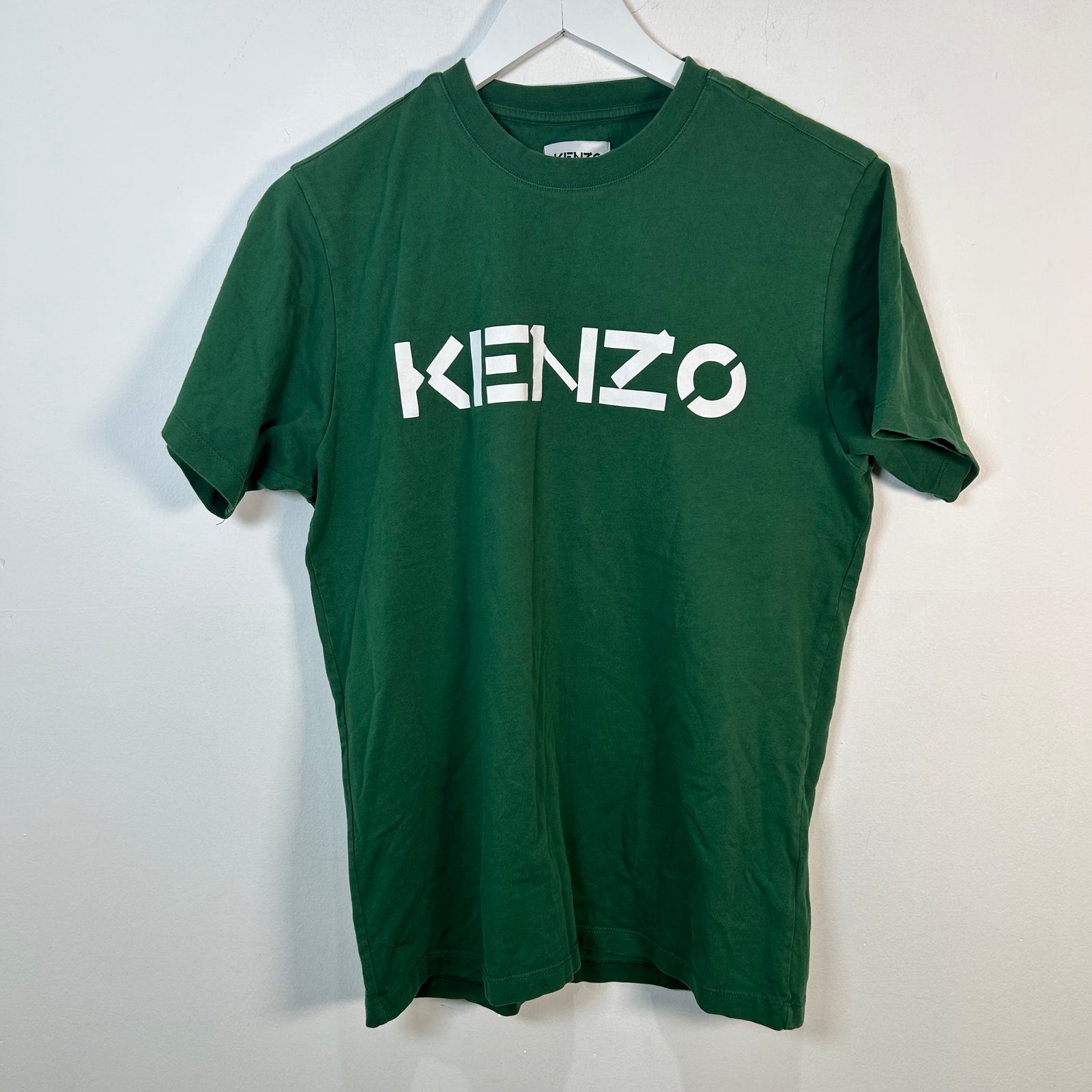 Kenzo Green Logo T-Shirt Size S