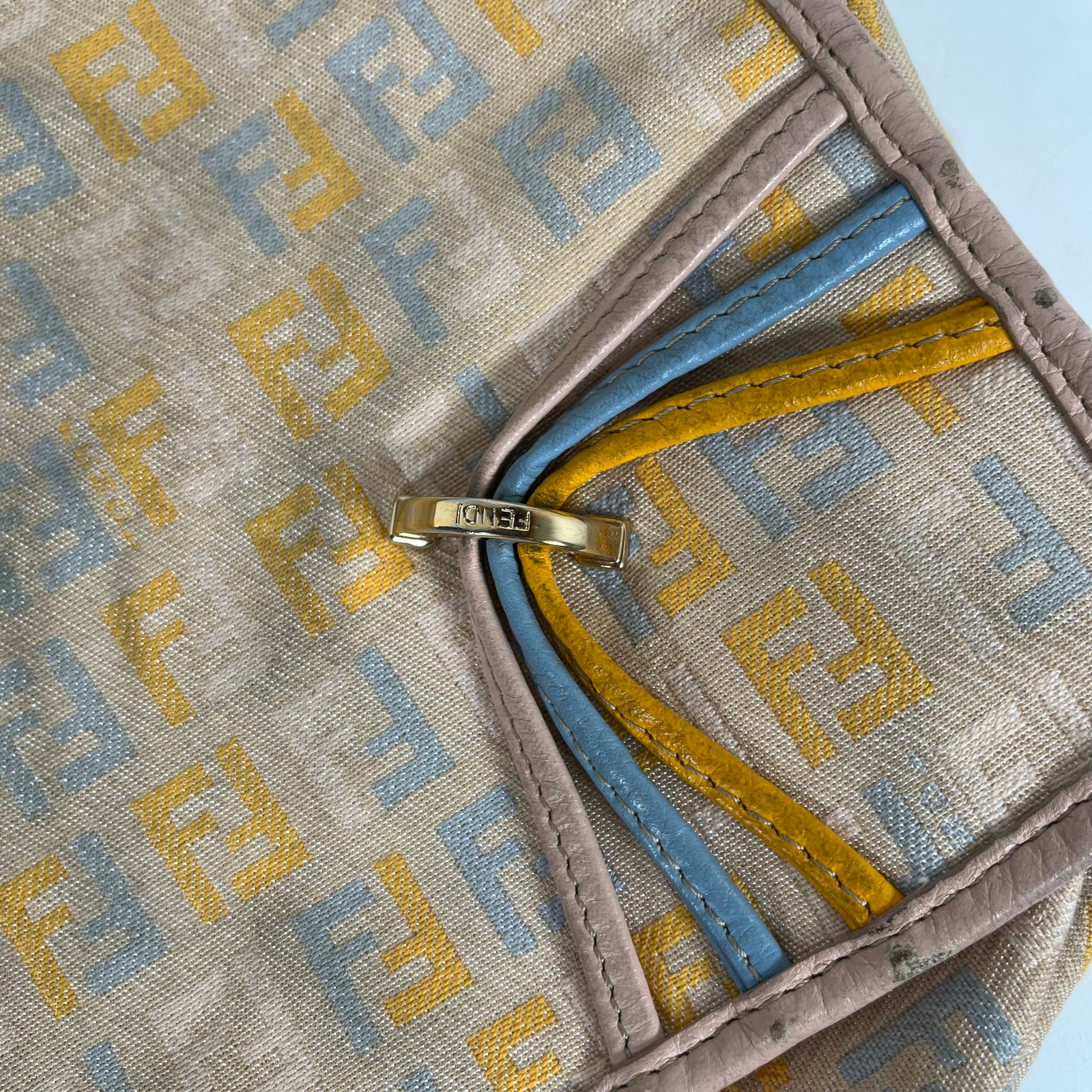 Fendi FF Monogram Pastelle Crossbody Bag
