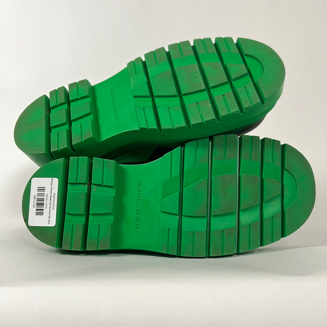 Bottega Veneta Green Low Tire Boot Size 44.5