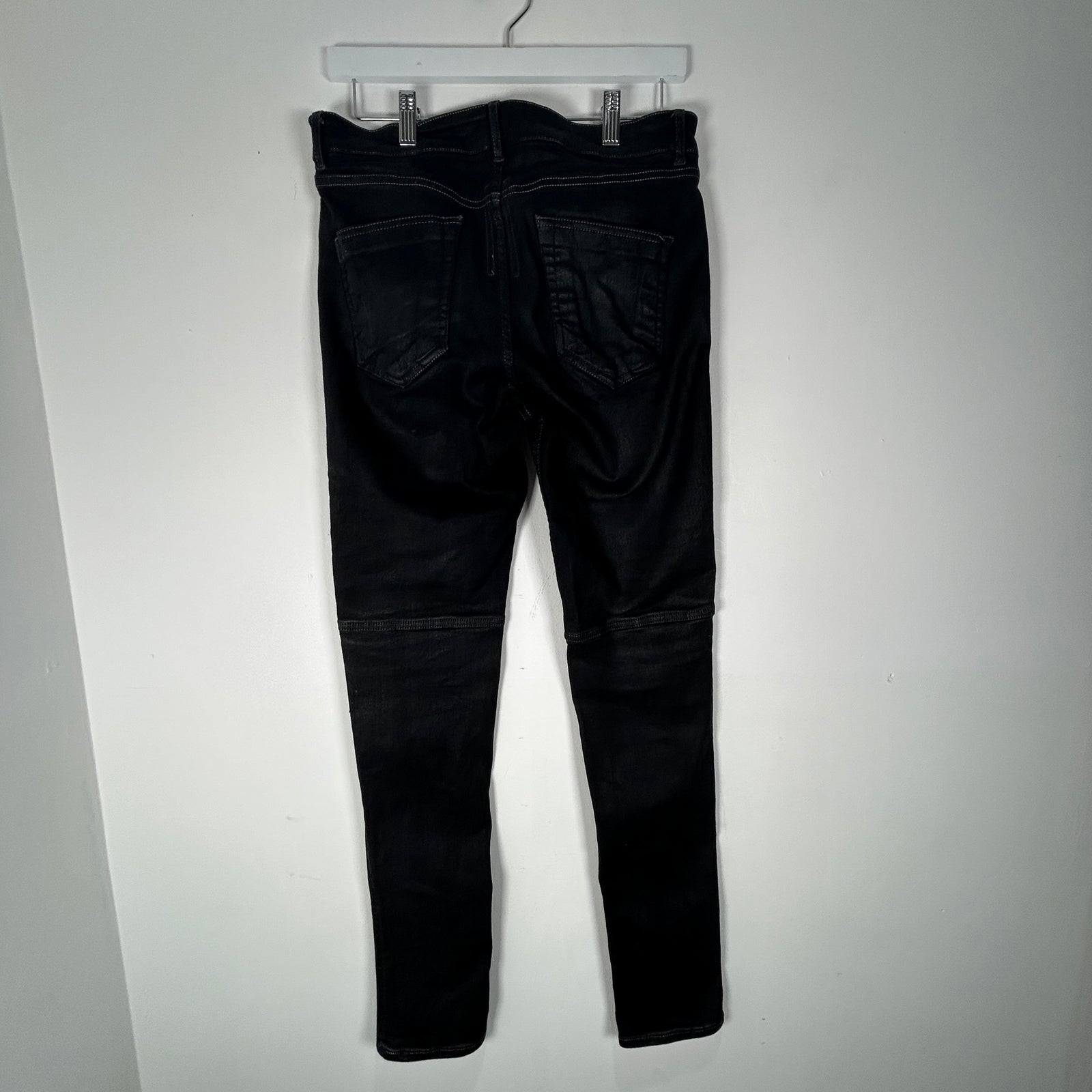 Rick Owens Black Nagakin Wax Tyrone Detroit Denim Size S