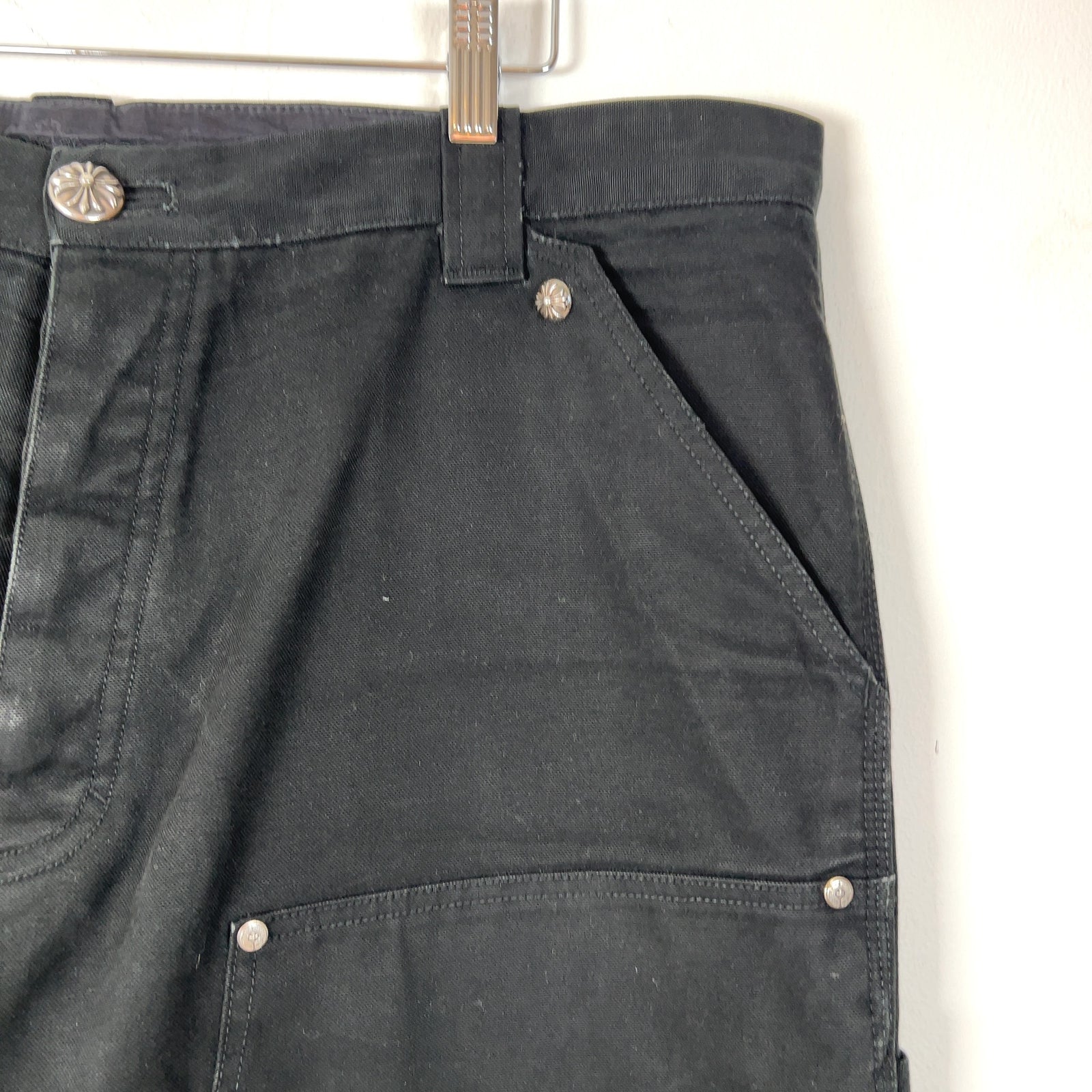 Chrome Hearts Canvas Carpenter Double Knee Pants