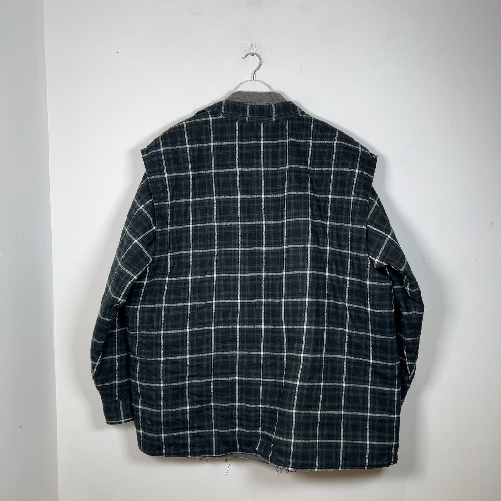 Balenciaga Double Layer Flannel Jacket