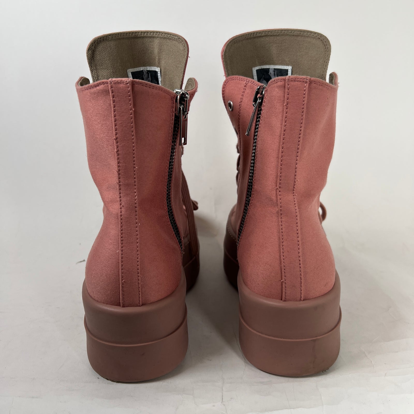 Rick Owens Pink Double Bumper Ramones Size 11