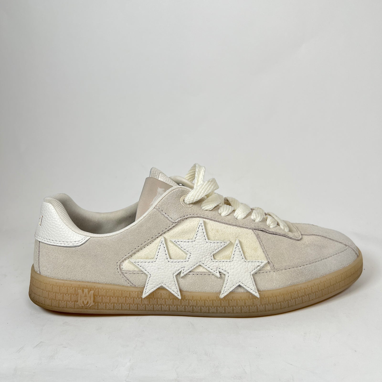 Amiri Birch Suede Pacific Stars Sneaker Size 43