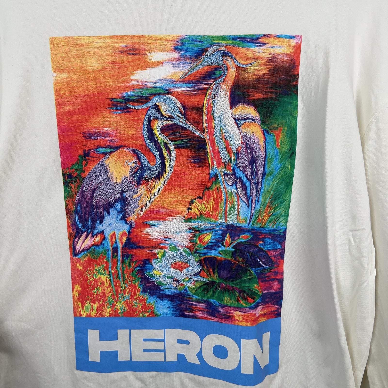 Heron Preston Embroidered Swan Graphic Longsleeve