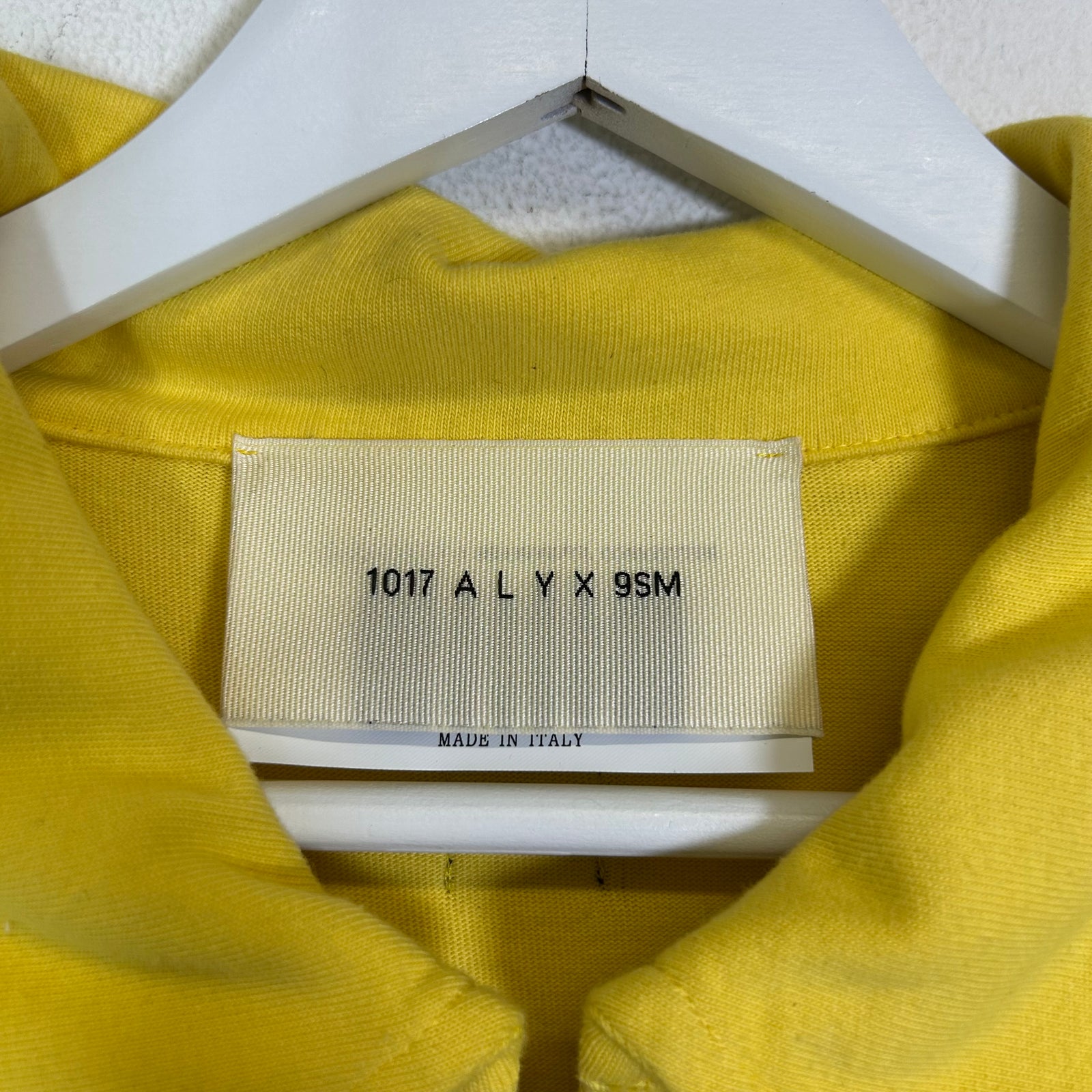1017 Alyx 9SM Yellow Oversized Zip Jacket Size M