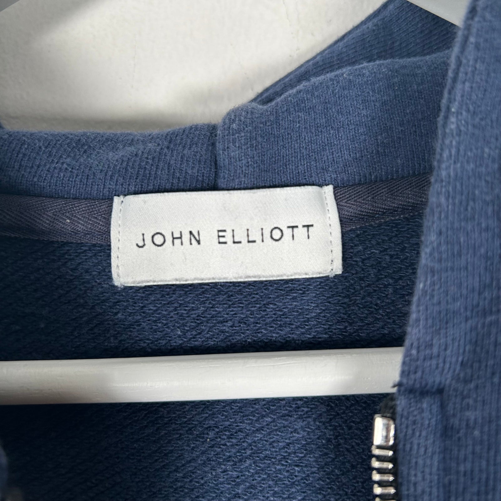 John Elliot Blue Zip-Up Hoodie Size 3