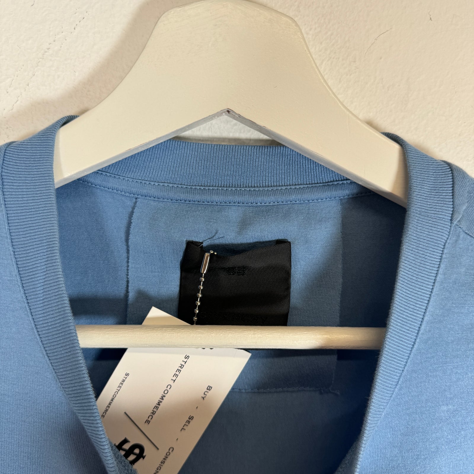 Givenchy Light Blue Arch Logo Tee Size S