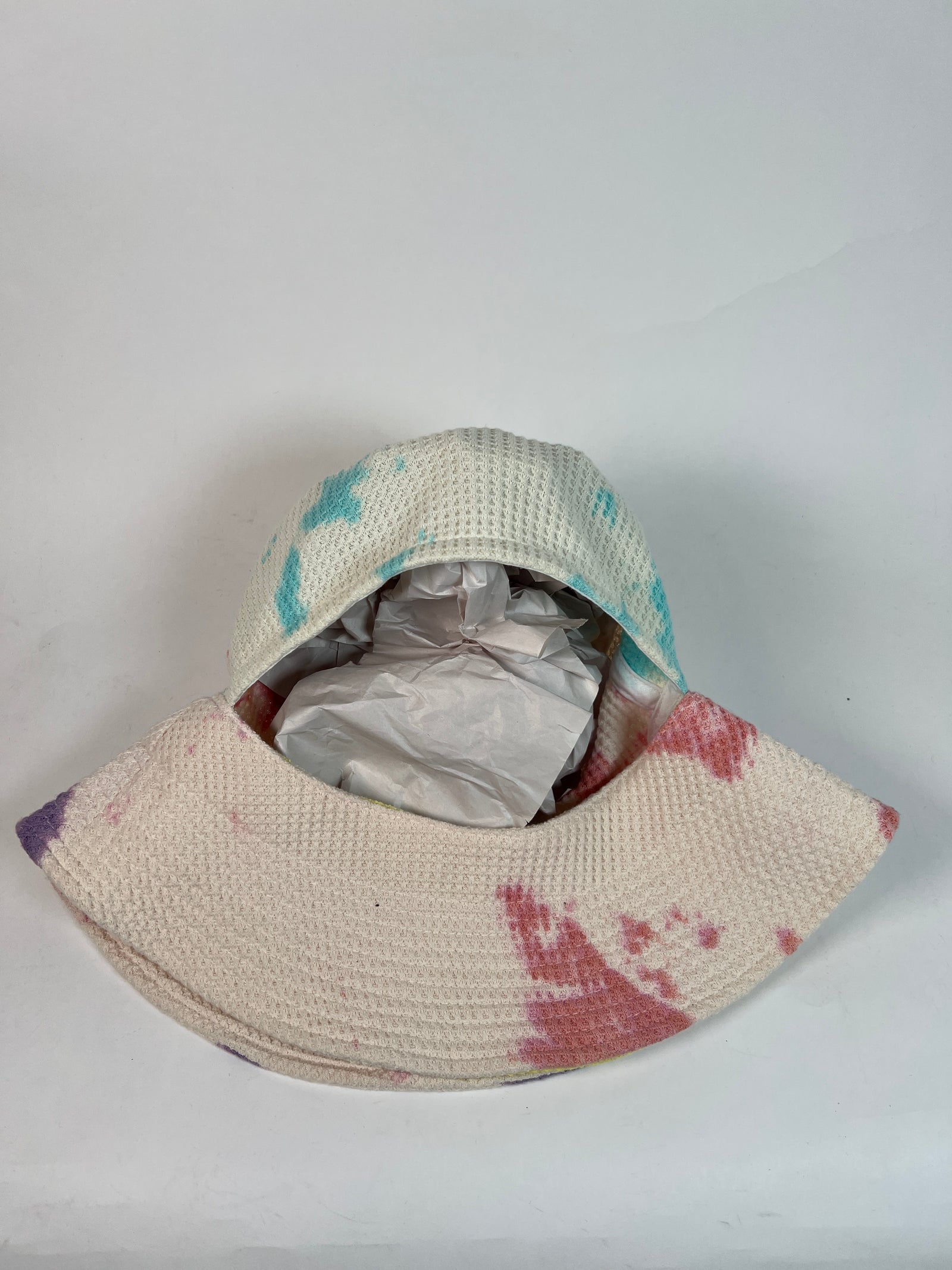 Who Decides War Waffle Knit Bucket Hat