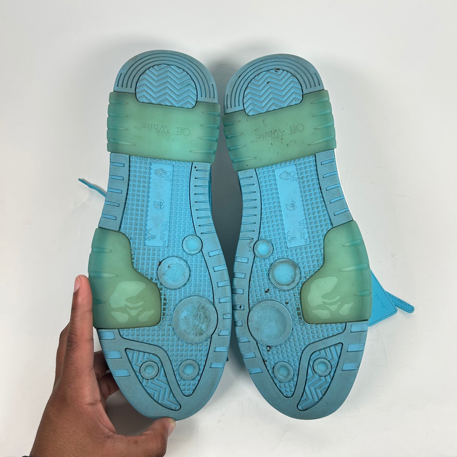 Off-White Light Blue Out Of Office Sneaker Size 45