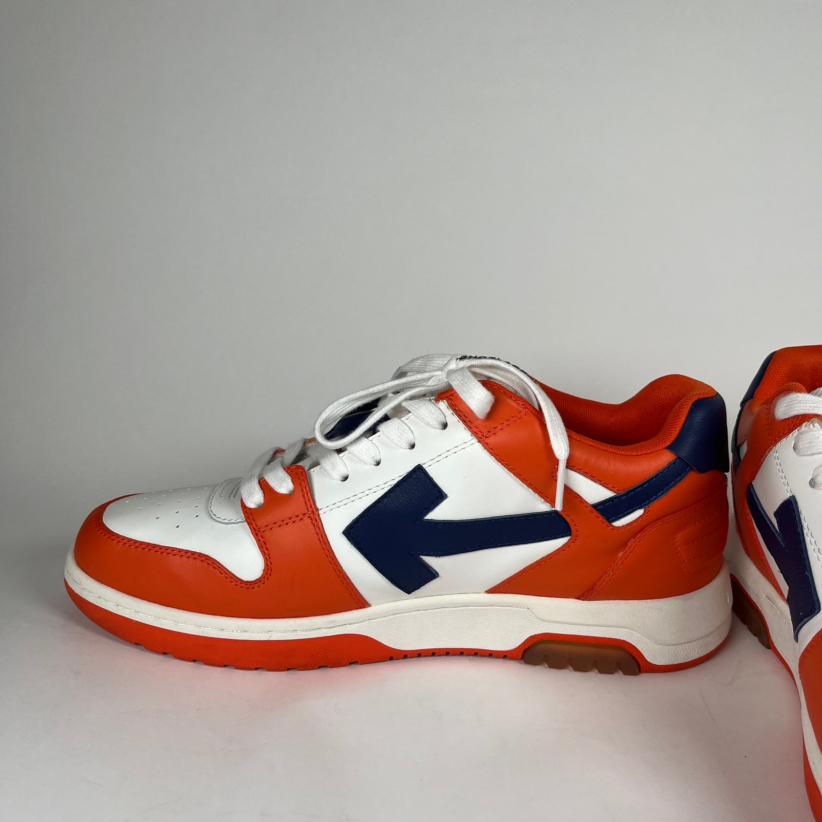Off-White Orange/Blue Out of Office Sneakers Size 44