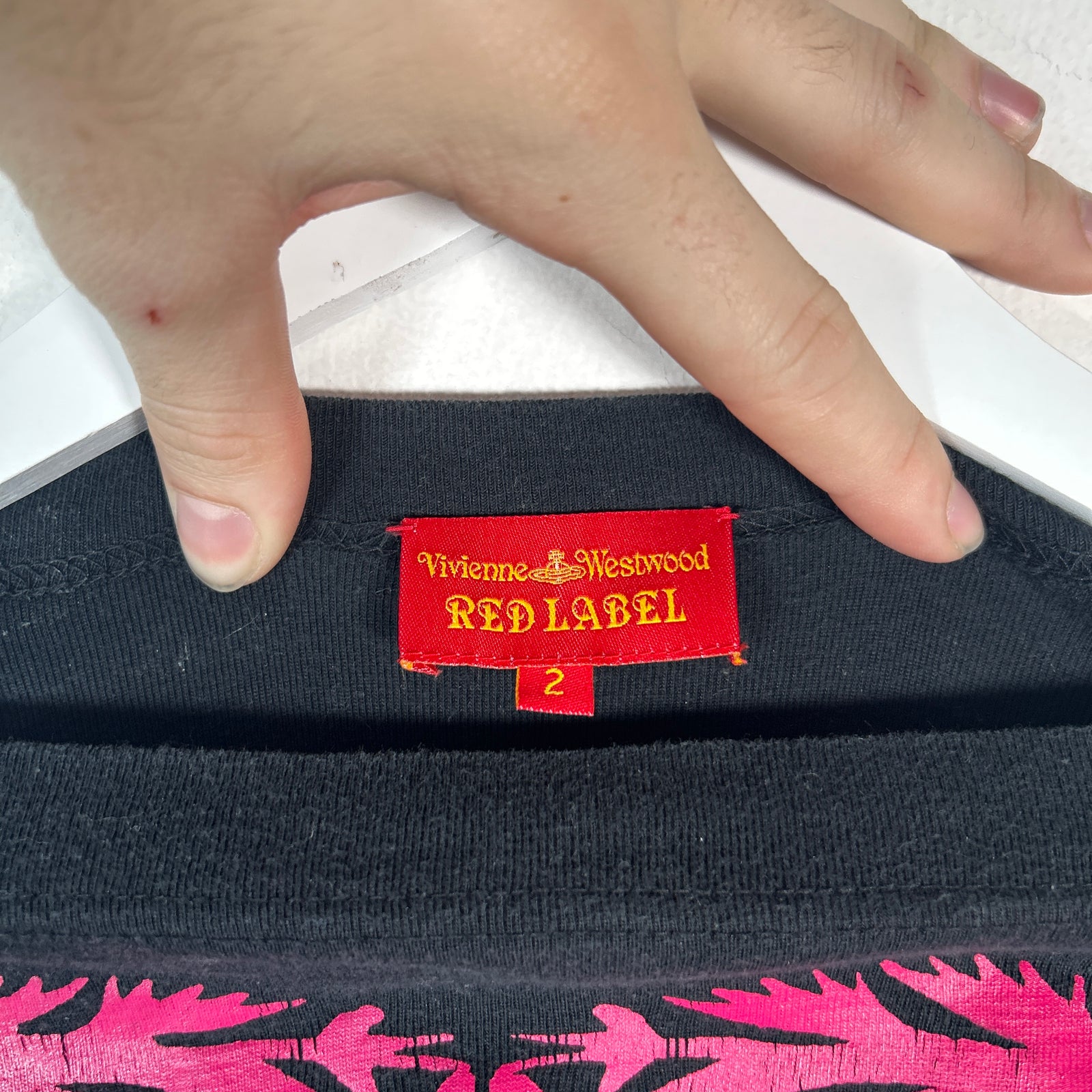 Vivienne Westwood Red Label 'Love' Black Longsleeve T-Shirt Size 2