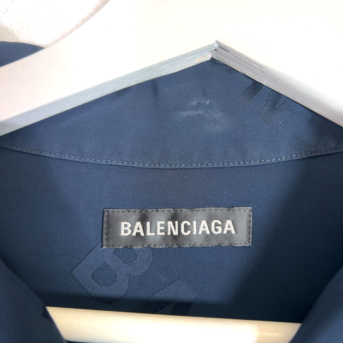 Balenciaga SS26 Monogram Fluid Viscose Shirt