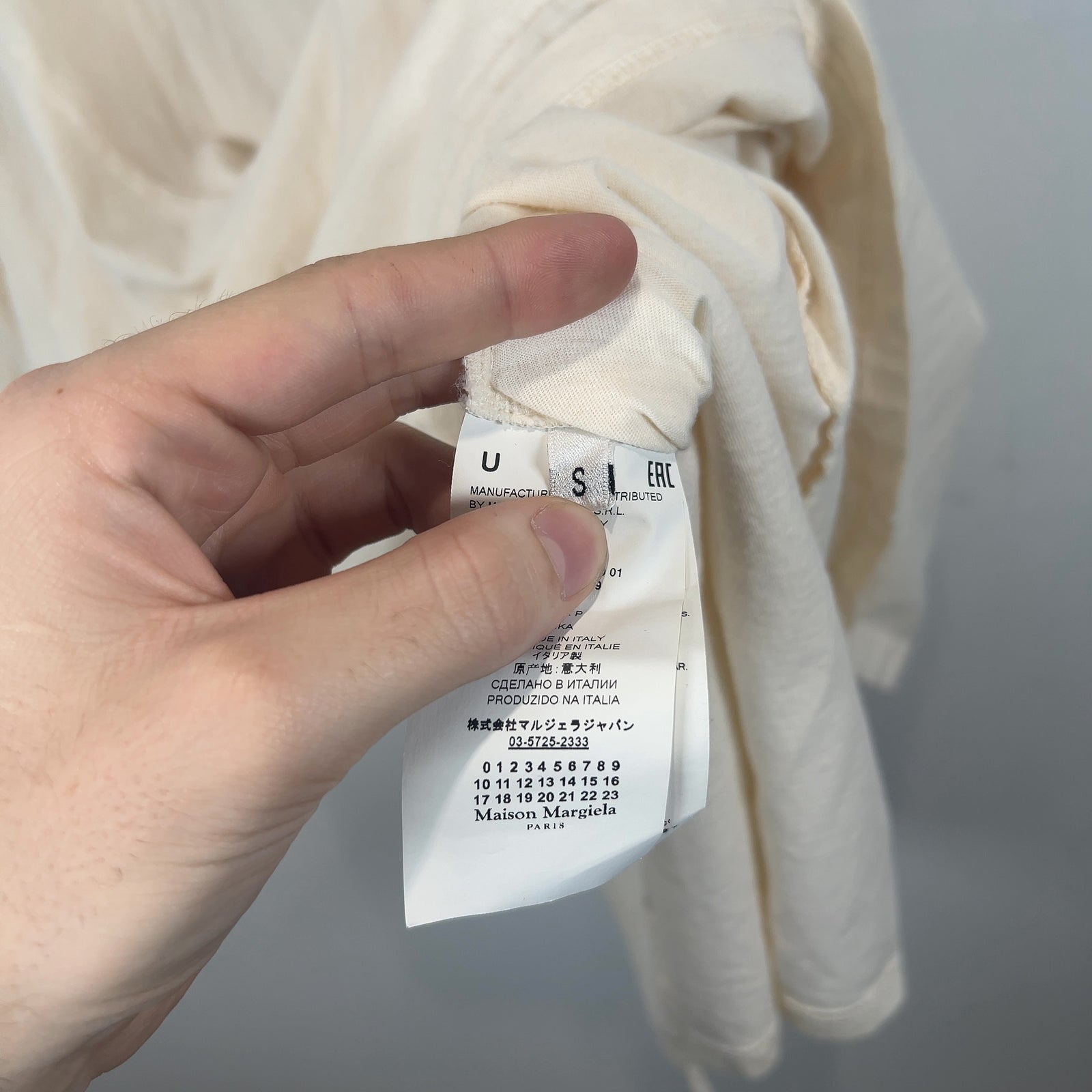 Maison Margiela Oversized Cut Out T-Shirt