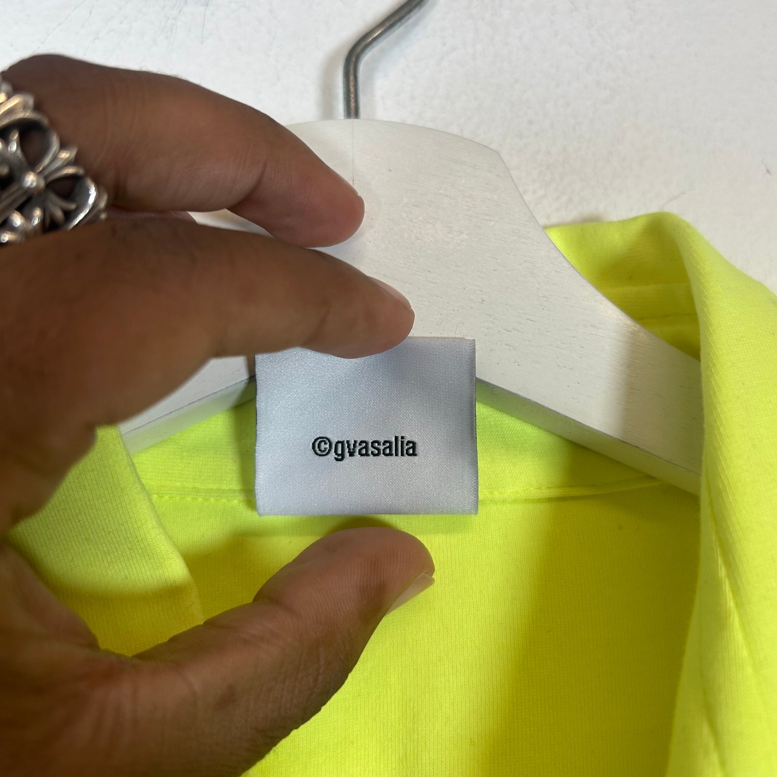Vetements Neon Flag Shirt Size S