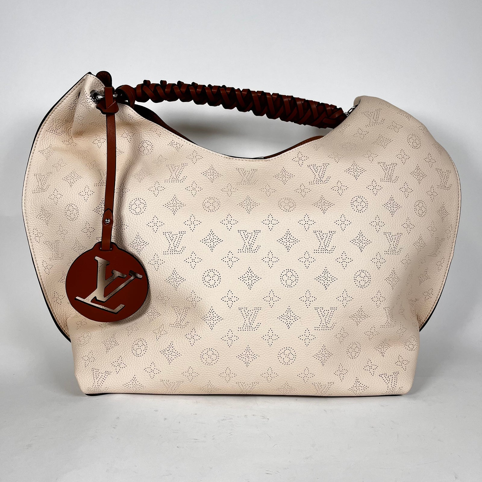 Louis Vuitton Mahina Monogram Carmel Hobo